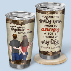 Congrats On Being My Husband - Couple Personalized Custom Tumbler - Gift For Husband Wife. Anniversary