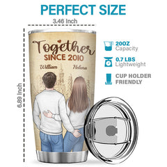 You Are All I Need - Couple Personalized Custom Tumbler - Gift For Husband Wife. Anniversary
