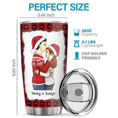 You're The Only One - Couple Personalized Custom Tumbler - Christmas Gift For Husband Wife. Anniversary