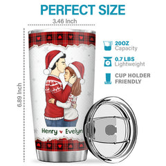 I Met You. I Liked You - Couple Personalized Custom Tumbler - Christmas Gift For Husband Wife. Anniversary