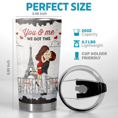 I'll Love You Until I Die - Couple Personalized Custom Tumbler - Christmas Gift For Husband Wife. Anniversary
