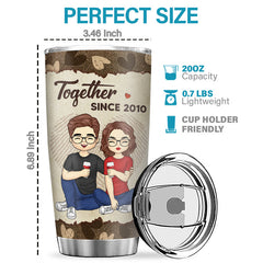 The One I Want To Annoy - Couple Personalized Custom Tumbler - Gift For Husband Wife. Anniversary