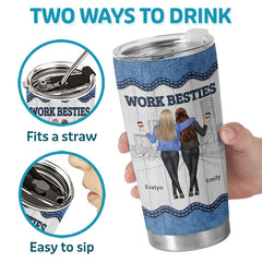 You Are The Reason - Coworker Personalized Custom Tumbler - Gift For Coworkers. Work Friends. Colleagues