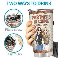 A Really Small Gang - Bestie Personalized Custom Tumbler - Gift For Best Friends. BFF. Sisters