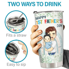 You're An Amazing Daddy - Family Personalized Custom Tumbler - Father's Day. Birthday Gift For First Dad
